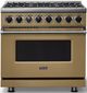 Viking® 7 Series 36" Golden Hour Pro Style Dual Fuel Range-0