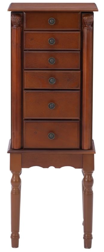 Powell® Ollie Cherry Jewelry Armoire-3