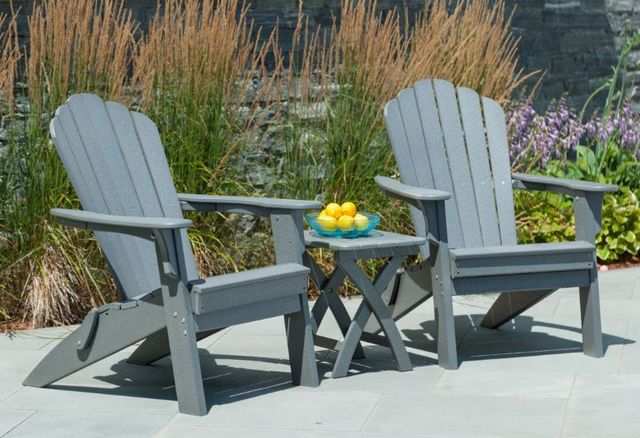 Seaside Casual Coastline Harbor View Folding Side Table-1