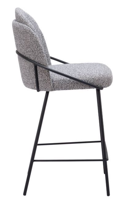 Zuo® Modern Jambi White/Black Counter Stool-1