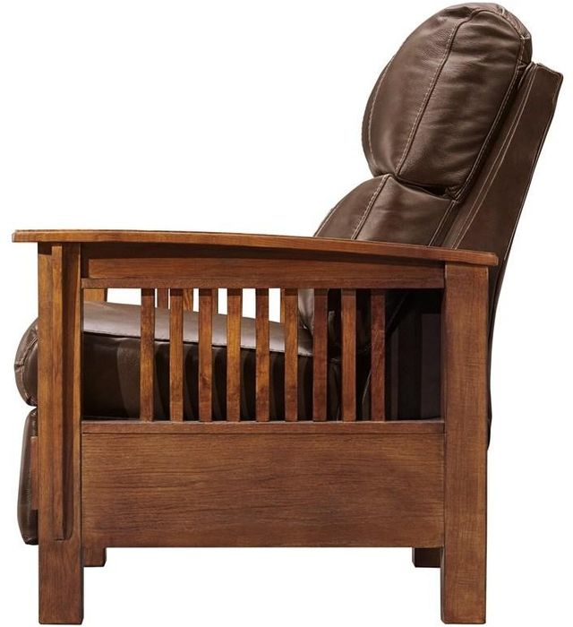 Signature Design by Ashley® Cowlitz Chocolate High Leg Recliner-3