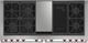Wolf® 60" Black Pro Style Dual Fuel Range-2