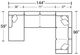 Jackson Furniture Harper 3-Piece Oyster Left-Arm Facing Sectional and Chaise-1