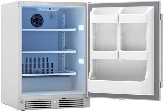 Zephyr Presrv™ 24" Stainless Steel Outdoor Under-Counter Refrigerator -3