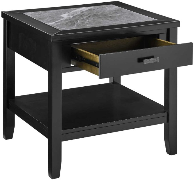 Steve Silver Garvine Stone Top End Table - Thumbnail 2