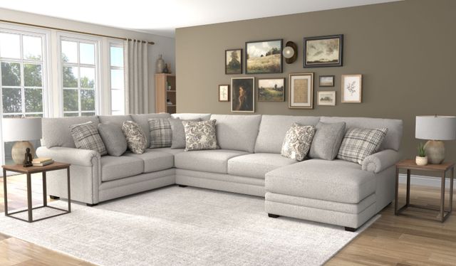Jackson Furniture Livingston 3-Piece Linen U-Shape Sectional-1