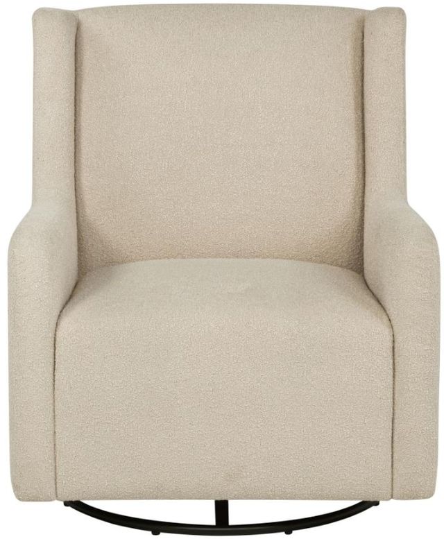 Coaster® Serra Sandy Beige Upholstered Manual Swivel Glider Recliner-1