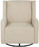 Coaster® Serra Sandy Beige Upholstered Manual Swivel Glider Recliner-1