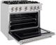 ZLINE Classic 36" Satin Stainless Steel Pro Style Dual Fuel Range-3