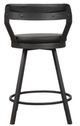 Homelegance® Appert Black/Dark Gray Swivel Counter Height Chair-2