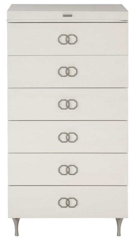 Bernhardt Silhouette Eggshell Tall Drawer Chest-3