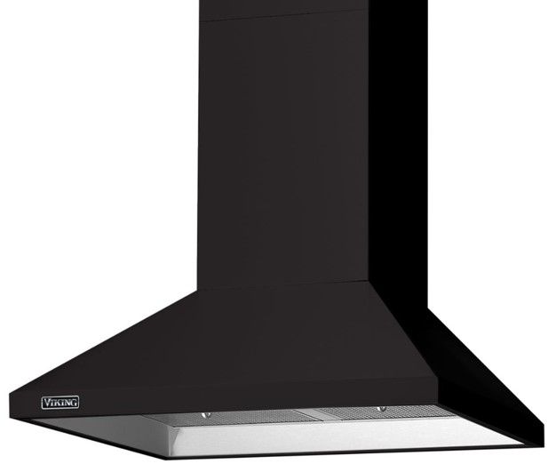 Viking® 3 Series 30" Onyx Chimney Wall Hood with Standard Ventilator-0