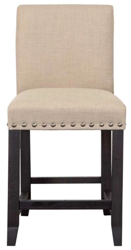 Modus Furniture Yosemite Neutral Tan/Rustic Black Pine Counter Stool-2