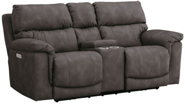 HomeStretch Cosmo Pewter Power Reclining Loveseat-0