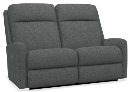 La-Z-Boy® Finley Midnight Power Wall Reclining Loveseat with