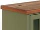 Legends Home Vineyard Fruitwood/Sage Green 97" Fireplace Console-5