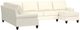 Bassett® Furniture Davenport Bone U-Shaped Sectional-0