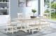 Winners Only® Torrance White Dining Bench-1