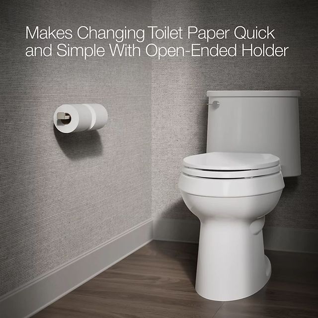 KOHLER® Parallel® Vibrant Brushed Nickel Double Toilet Paper Holder-3