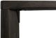 International Furniture Direct Teak Stained Dark Dining Table-4