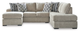 Boho 2 Piece Sectional-0