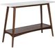Olliix by Madison Park White/Pecan Parker Console-0