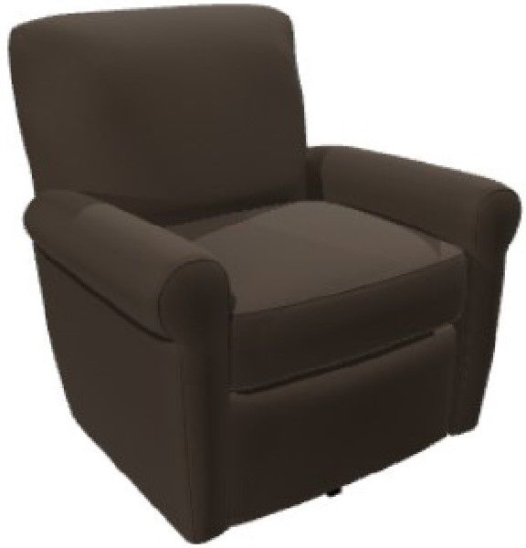 Craftmaster® Customizable Craftmaster Essentials 36" Swivel Glider Chair-2