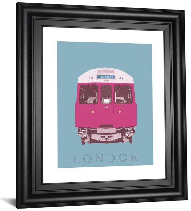 Classy Art London Transport 3 by Ben James Framed Print Wall Art-1