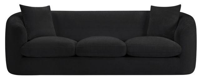 Meridian Furniture Penelope Black Upholstered Sofa-1