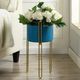 Stylecraft Blue-Green/Gold Planter-2