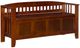 Linon Shayla Warm Walnut Storage Bench-0
