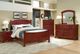 Vaughan-Bassett Hamilton Franklin Cherry Full/Queen Panel Headboard and Footboard-3