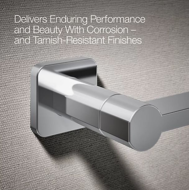 KOHLER® Parallel® Polished Chrome Pivoting Toilet Paper Holder-4