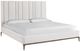 Universal Explore Home™ Erinn V x Universal Summerland Berber Snow Queen Upholstered Panel Bed-0