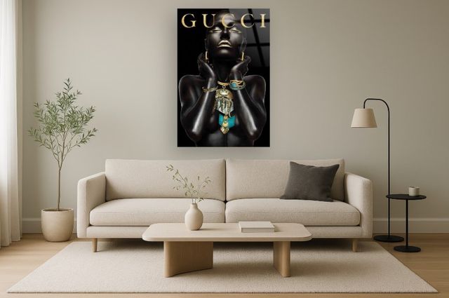 Classy Living Dramatic Gilded Elegance Wall Art-1