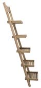 Sagebrook Home Brown 77" Wood and Metal Ladder Shelf-2