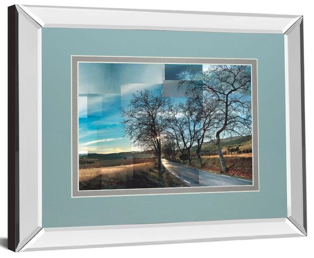 Classy Art Penedes Vineyards By Ventosa, P. Mirror Framed Wall Art-0