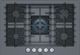 Bosch Benchmark® 30" Gray Tempered Glass Gas Cooktop-0