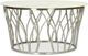 Riverside Furniture Ulysses Marble Round Coffee Table with Metal Base-0
