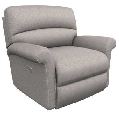 La-Z-Boy® Robin Smoke Power Reclining Chair and a Half with Headrest and Lumbar-0