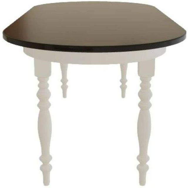 Mavin Customizable 36" Oval Extendable Dining Table with 18" Leaf-2