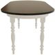 Mavin Customizable 36" Oval Extendable Dining Table with 18" Leaf-2