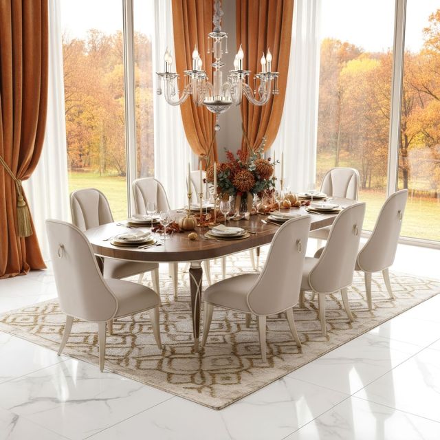 Michael Amini® Asteria Silver 8-Light Chandelier-1