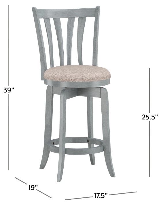 HH2 Home Savana Gray Counter Stool-2