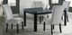 Elements International Francesca 5-Piece Black/Blue/Gray Fabric Dining Set-4
