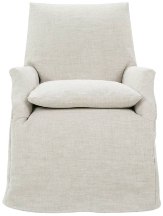 Rowe® Customizable Cece Slipcovered Dining Chair-1