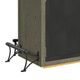 Elements International Jemma Dark Espresso/Light Gray Buffet and Hutch-5