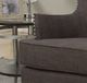 Elements International Kori Taupe Chair with Chrome Nails-1
