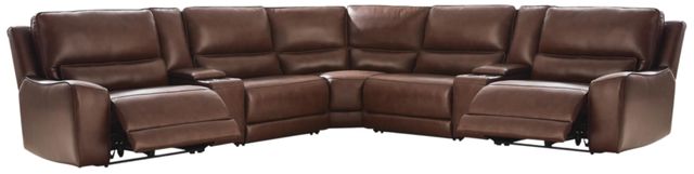 Signature Design by Ashley® DeepWakes 7-Piece Canyon Power Reclining Sectional with Storage Consoles-0