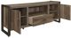 Mazin Furniture Dogue Brown/Gunmetal 63" TV Stand-2